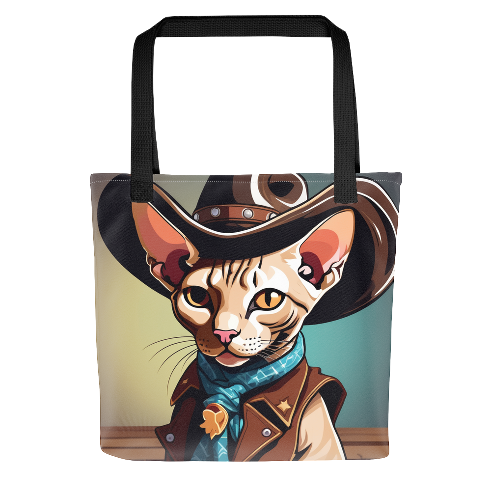 PugMug Custom Tabby Sphynx Cat Tote