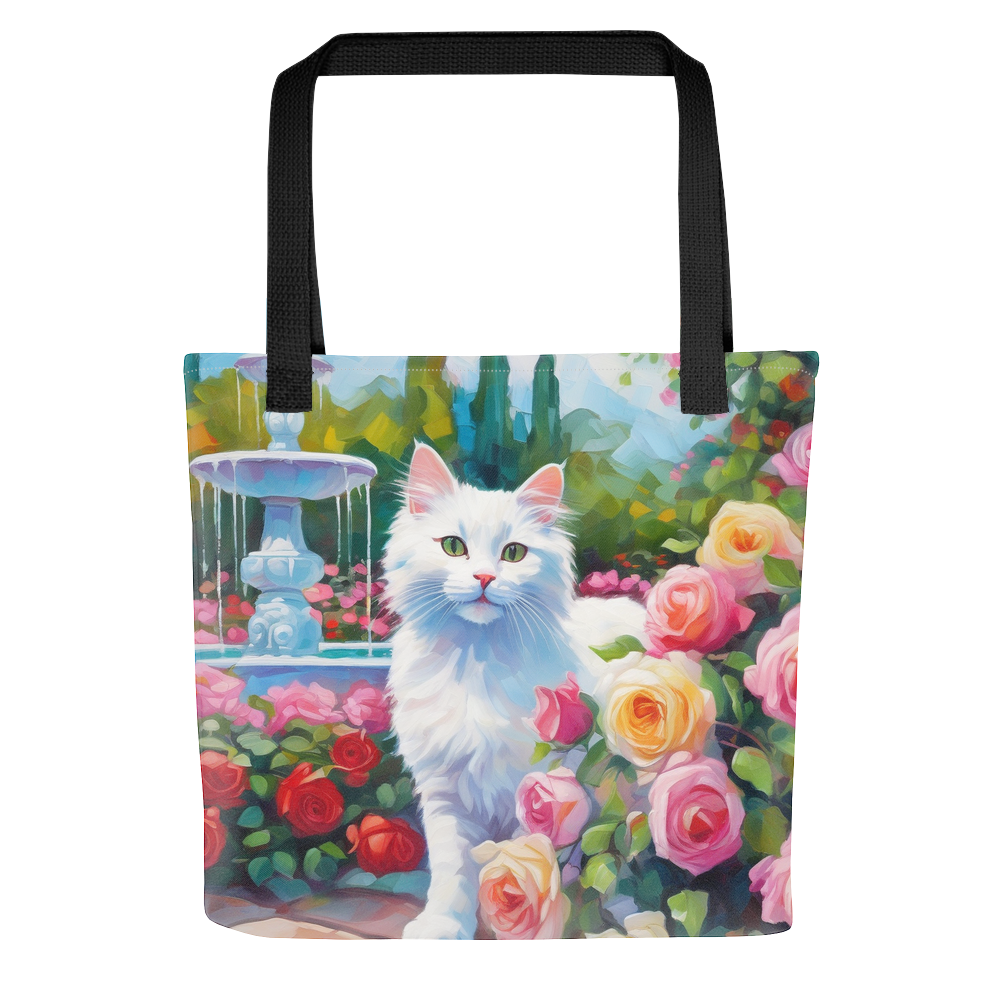 PugMug Custom White Companion Cat Tote