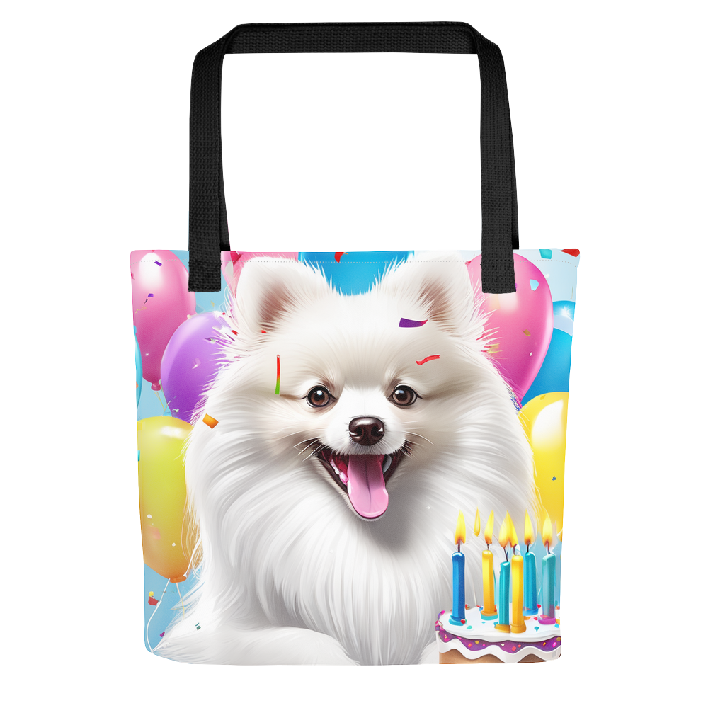 PugMug Custom White Pomeranian Tote