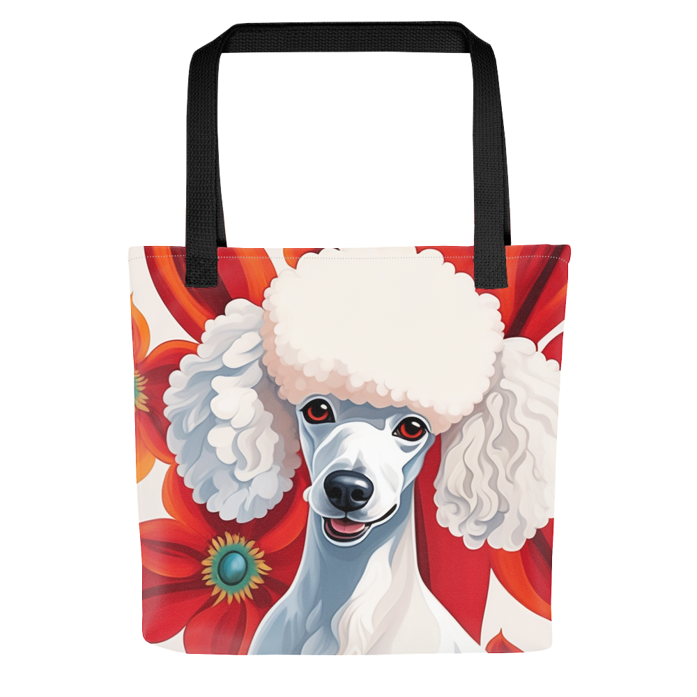 PugMug Custom White Poodle Tote