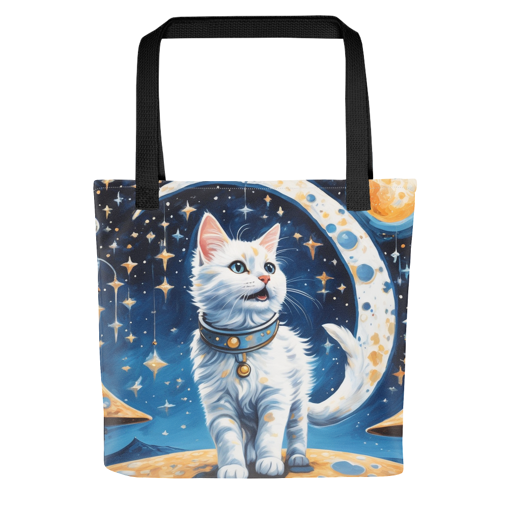 PugMug Custom White Companion Cat Tote