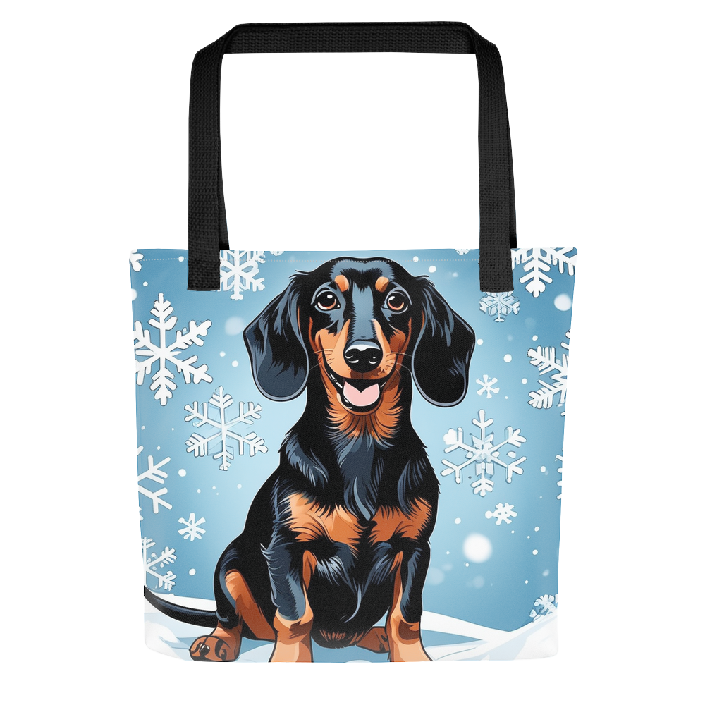 PugMug Custom Black Dachshund Tote