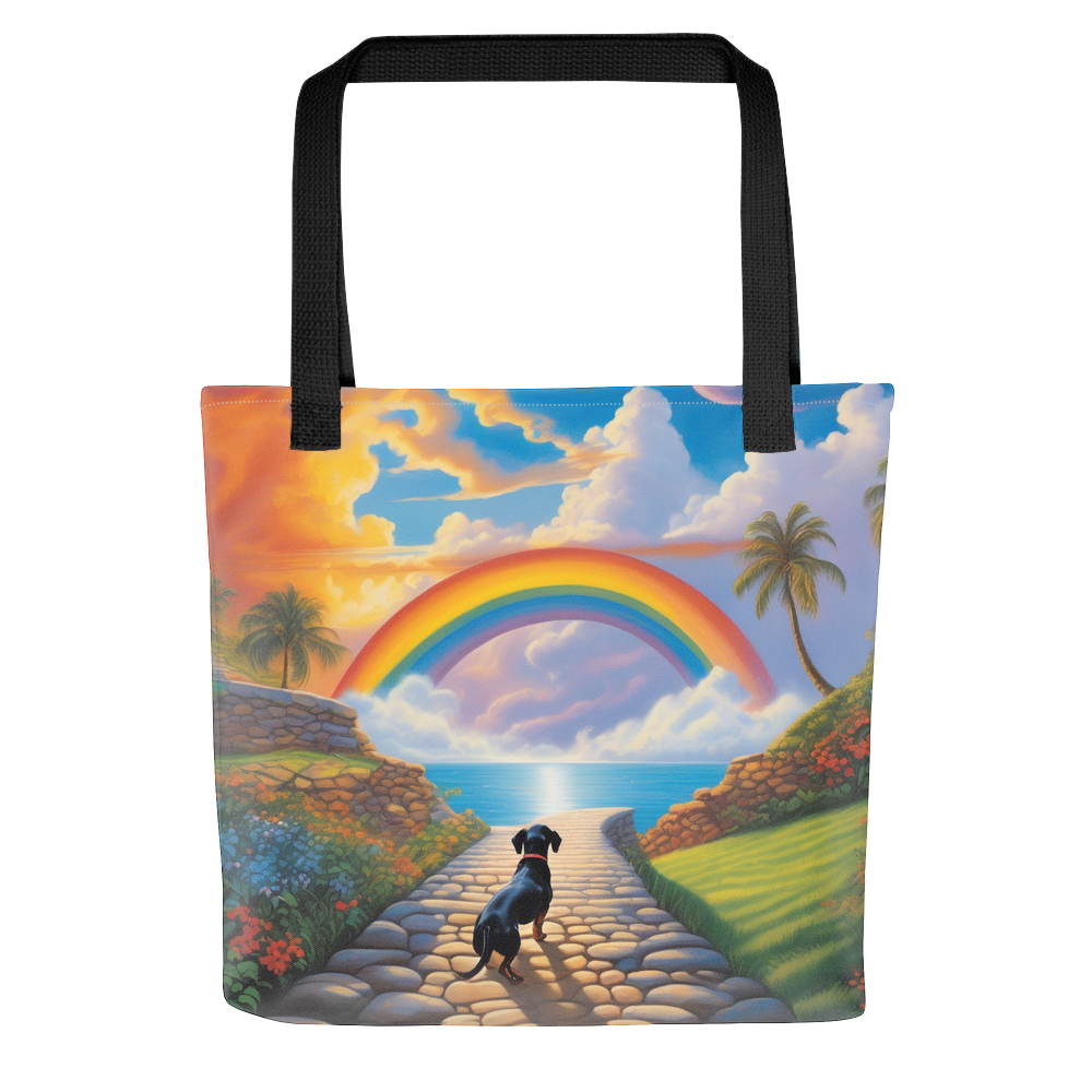 PugMug Custom Black Dachshund Tote