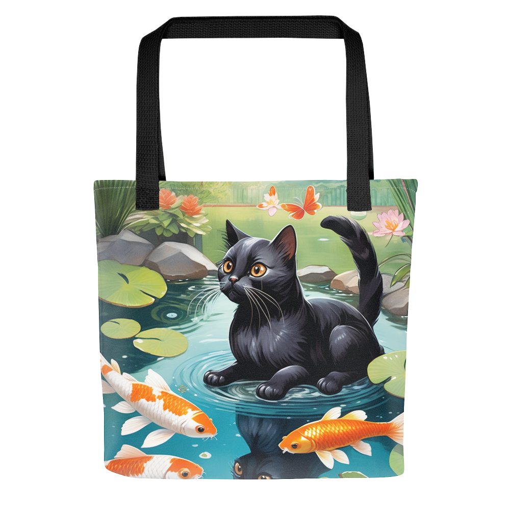 PugMug Custom Black Exotic Cat Tote