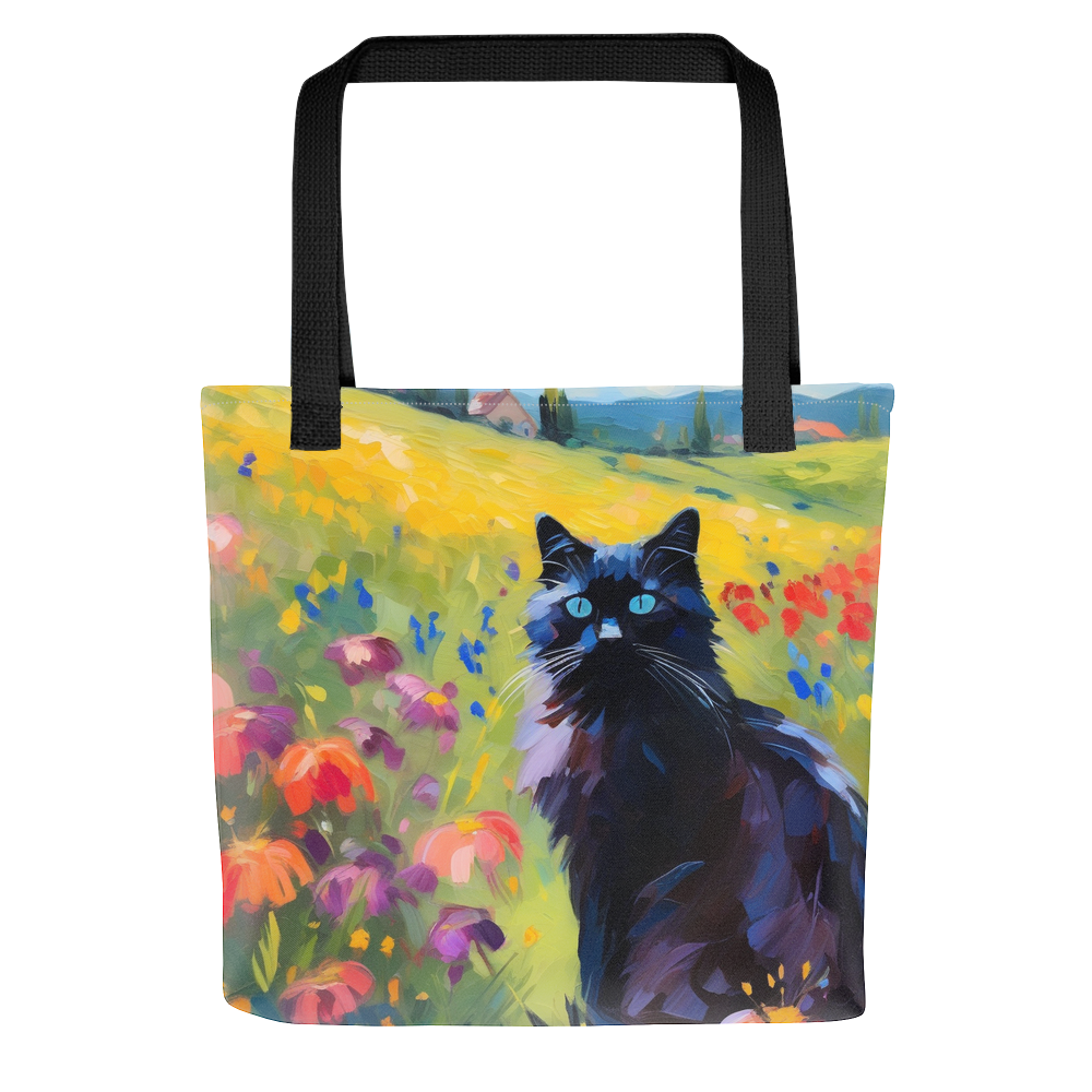 PugMug Custom Black Ragdoll Cat Tote