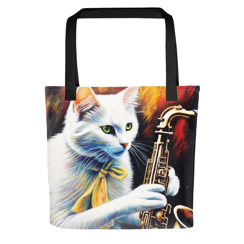 PugMug Custom White Companion Cat Tote