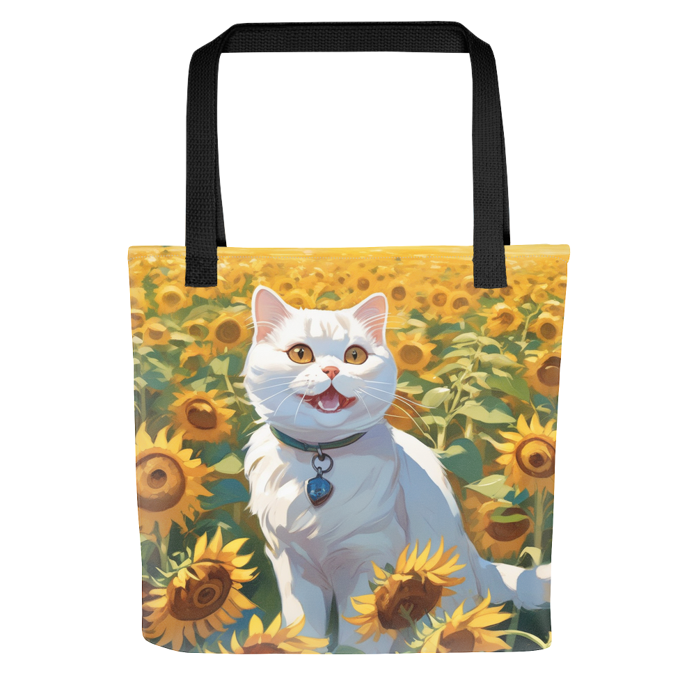 PugMug Custom White Scottish Fold Cat Tote