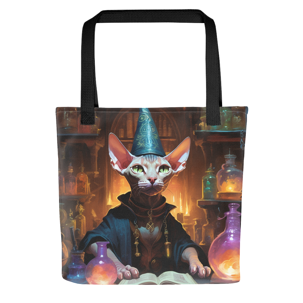 PugMug Custom Tabby Sphynx Cat Tote