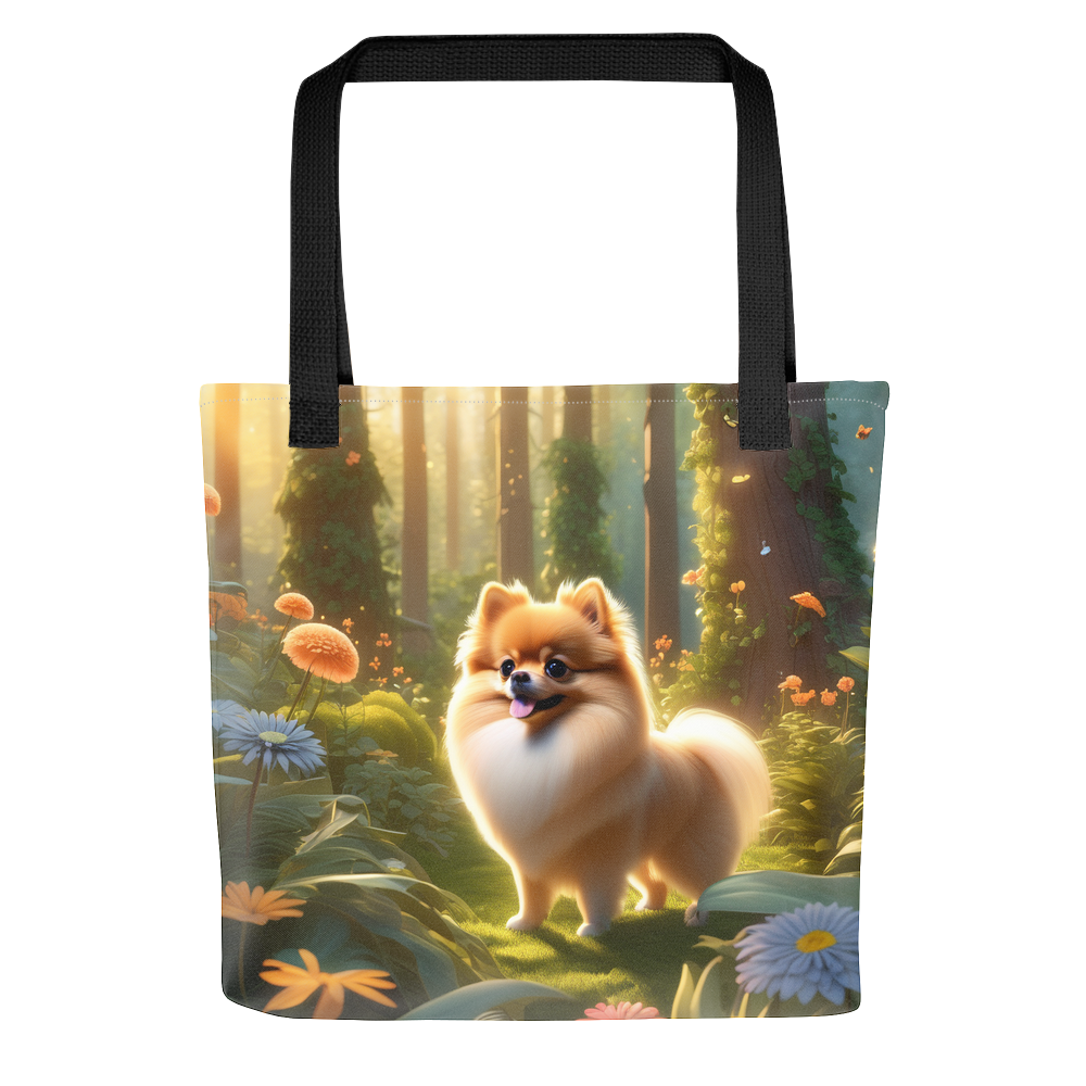 PugMug Custom Tan Pomeranian Tote