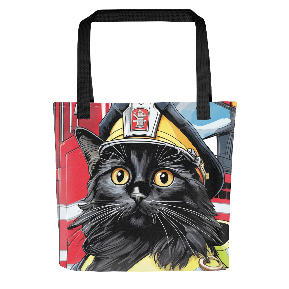 PugMug Custom Black Ragdoll Cat Tote
