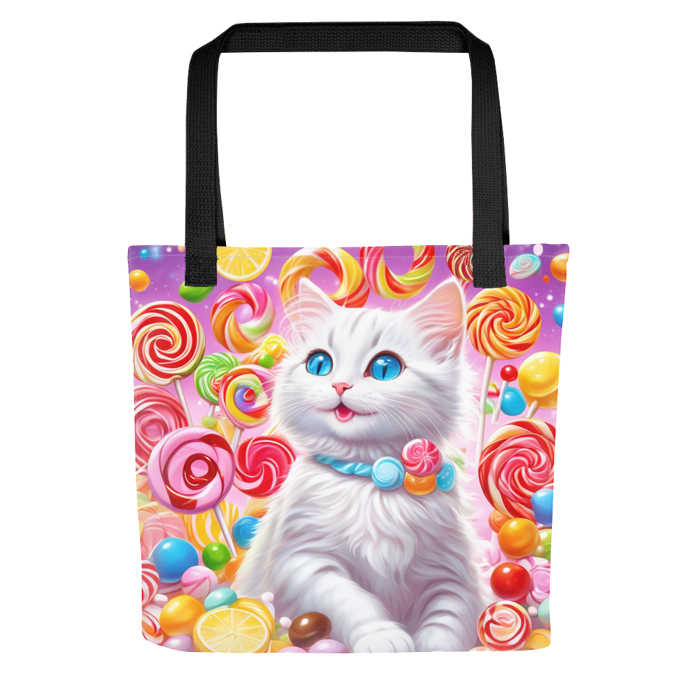 PugMug Custom White Companion Cat Tote