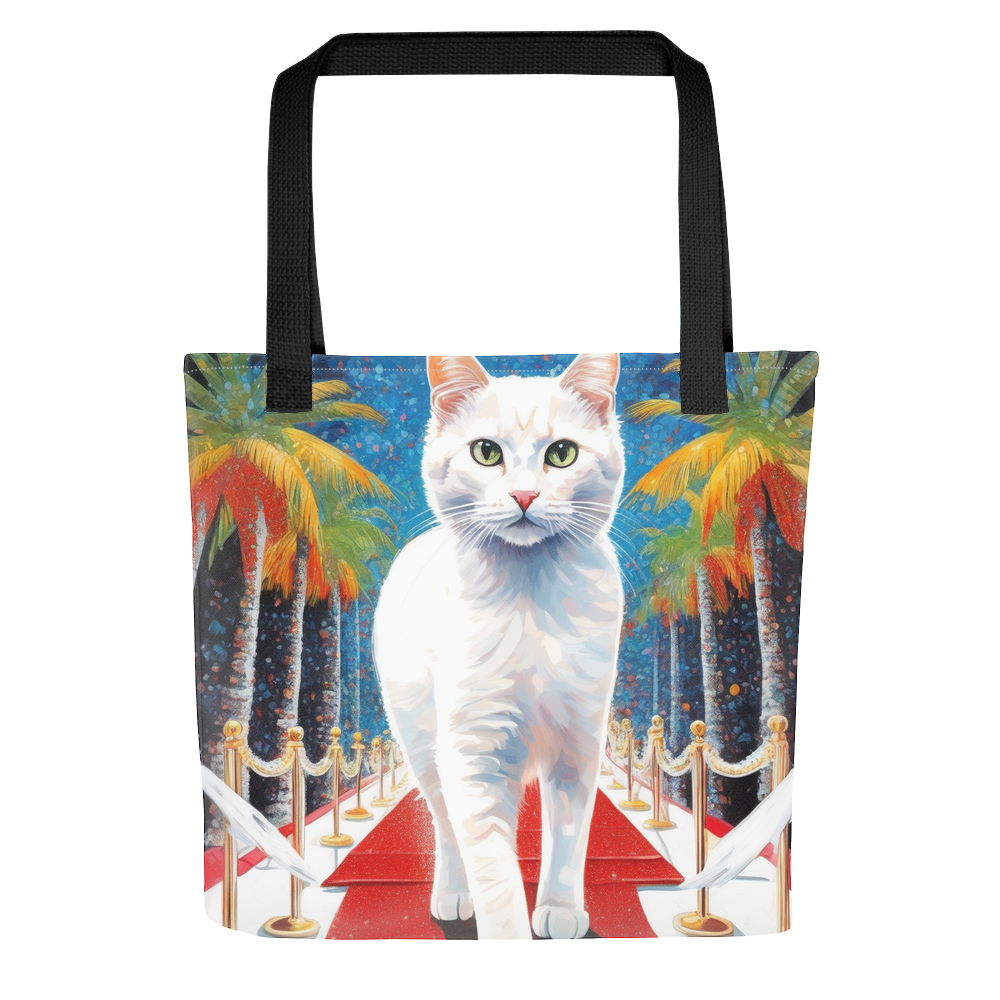 PugMug Custom White Companion Cat Tote