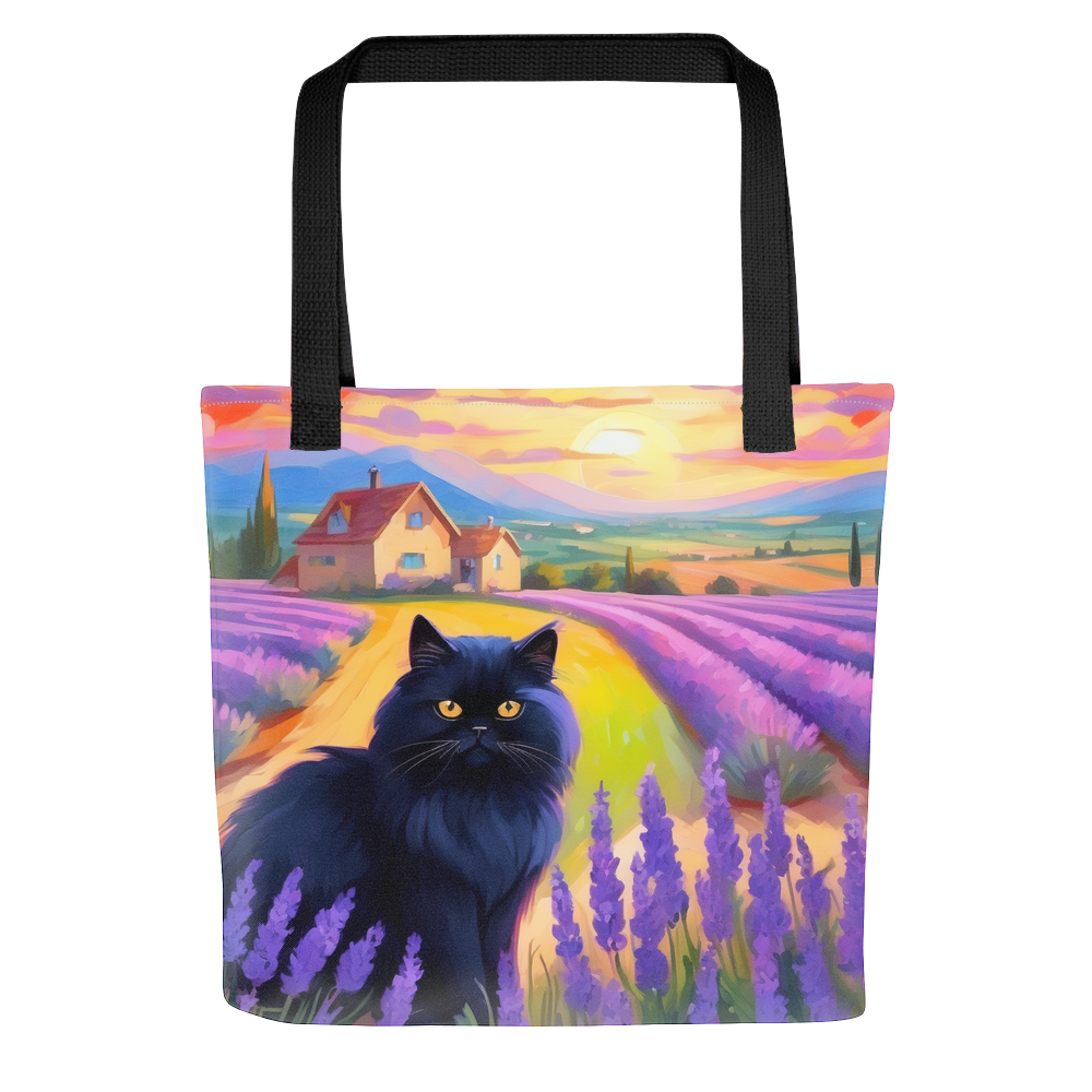 PugMug Custom Black Persian Cat Tote