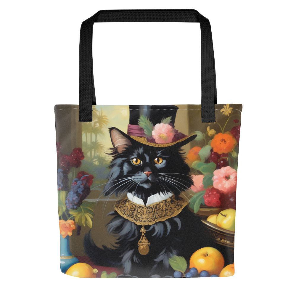 PugMug Custom Black Maine Coon Cat Tote