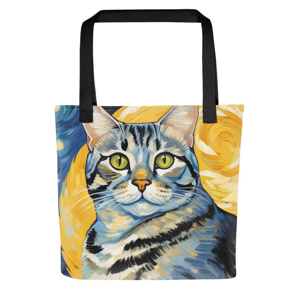 PugMug Custom Tabby American Shorthair Cat Tote