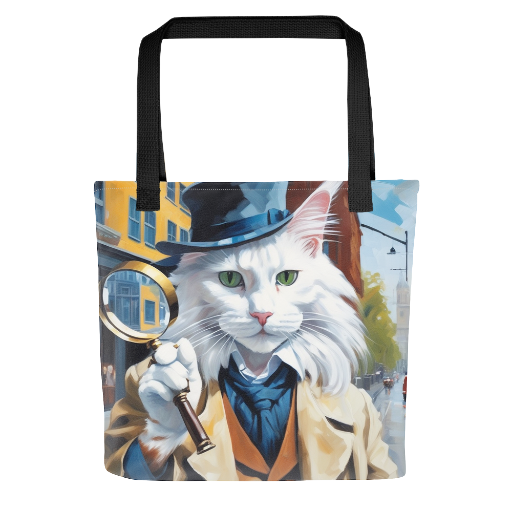 PugMug Custom White Maine Coon Cat Tote