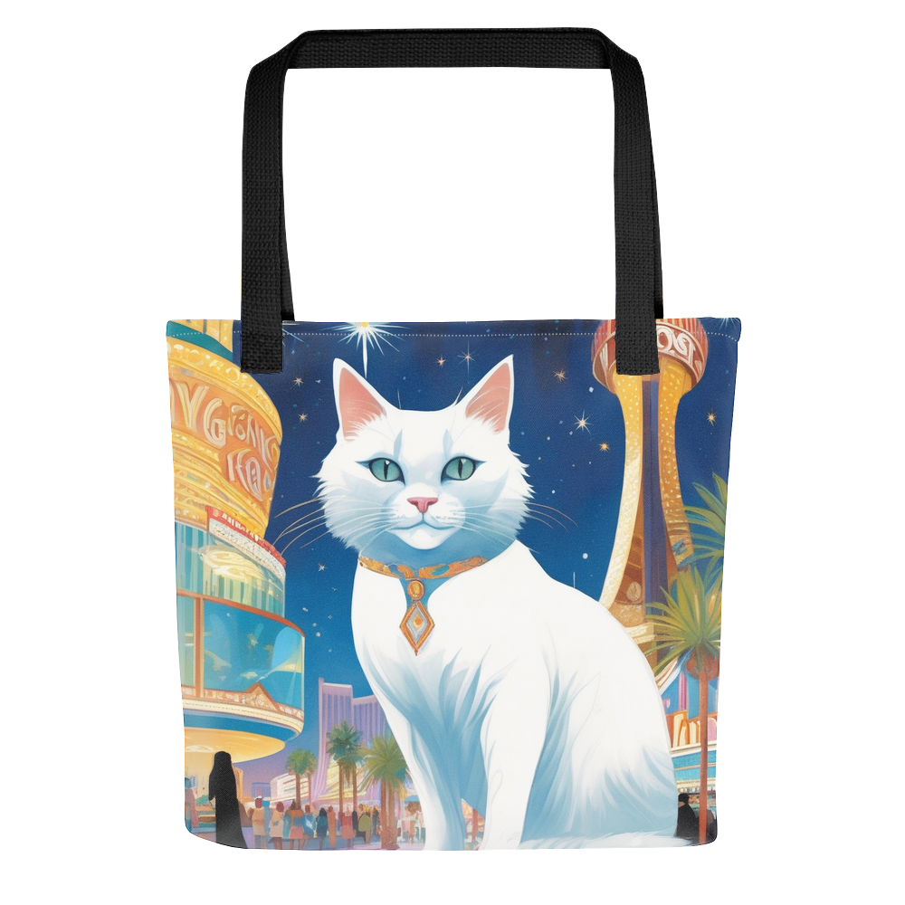 PugMug Custom White Companion Cat Tote