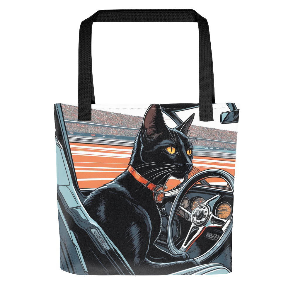 PugMug Custom Black Companion Cat Tote