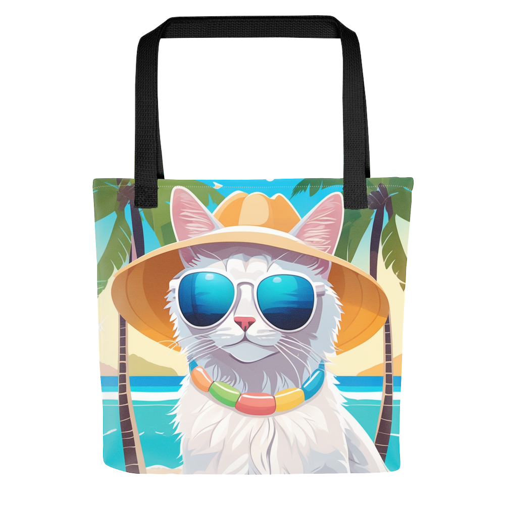 PugMug Custom White Companion Cat Tote