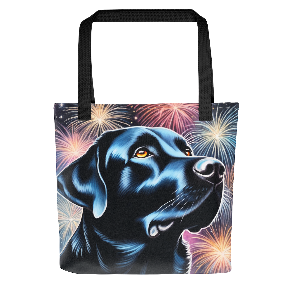 PugMug Custom Black Labrador Retriever Tote