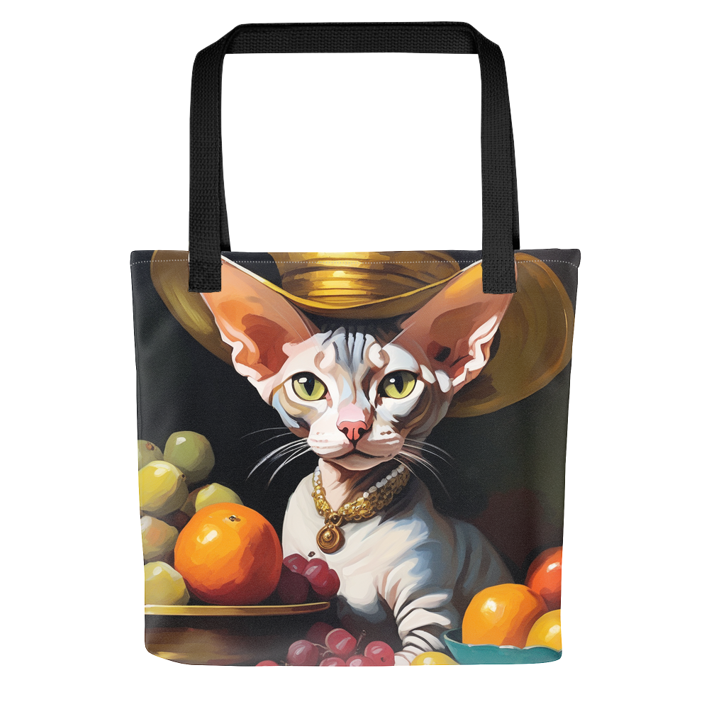 PugMug Custom Tabby Sphynx Cat Tote