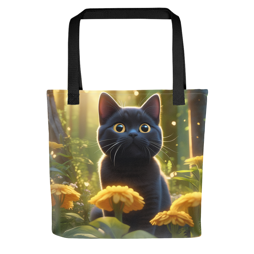 PugMug Custom Black British Shorthair Cat Tote