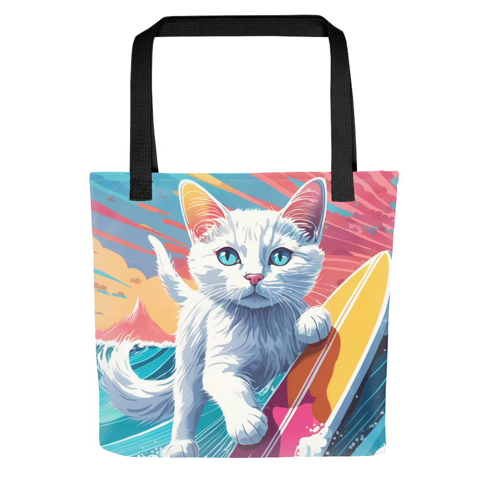 PugMug Custom White Companion Cat Tote