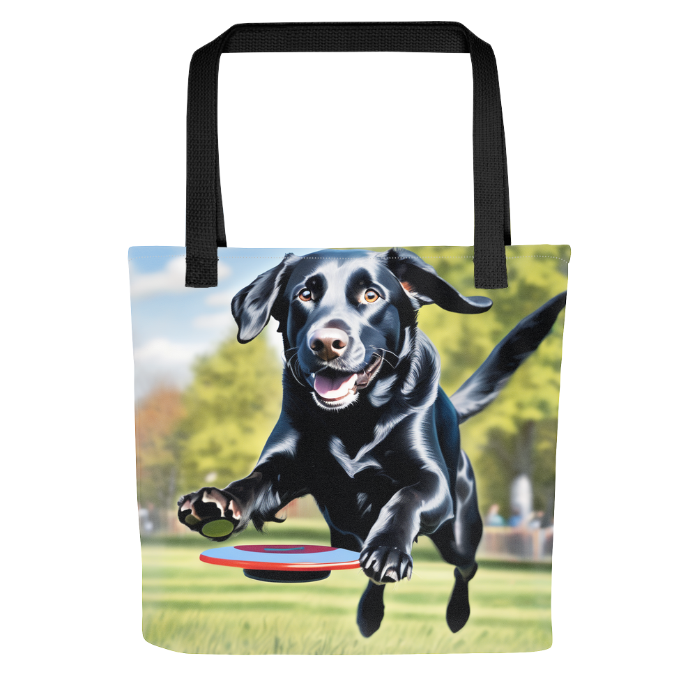 PugMug Custom Black Labrador Retriever Tote