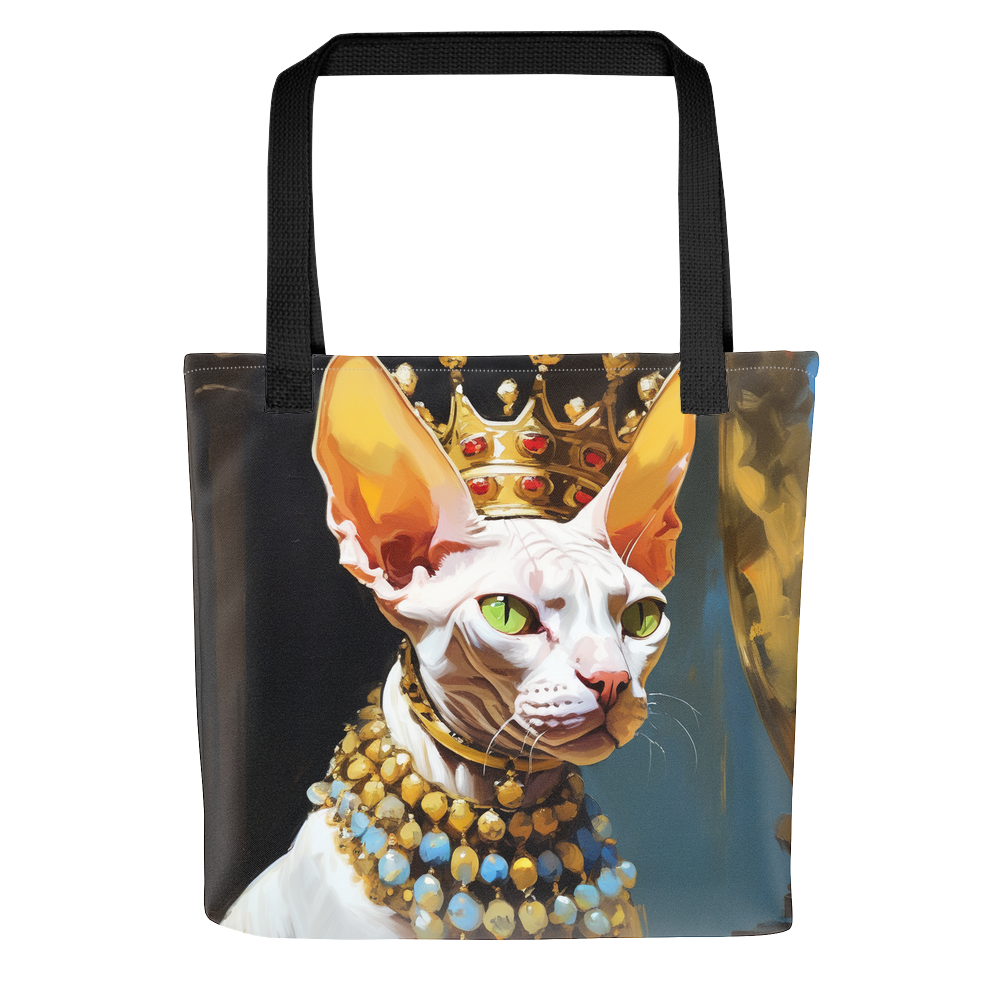 PugMug Custom White Sphynx Cat Tote