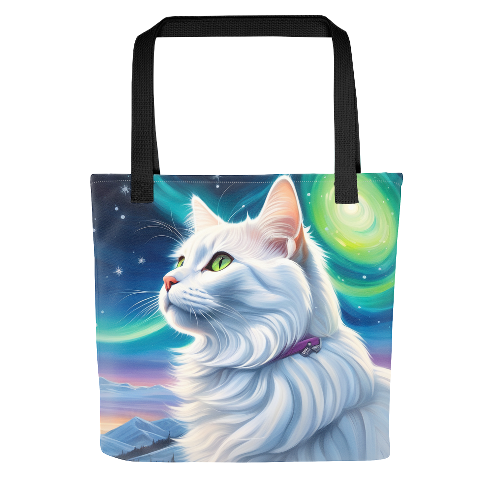 PugMug Custom White Companion Cat Tote