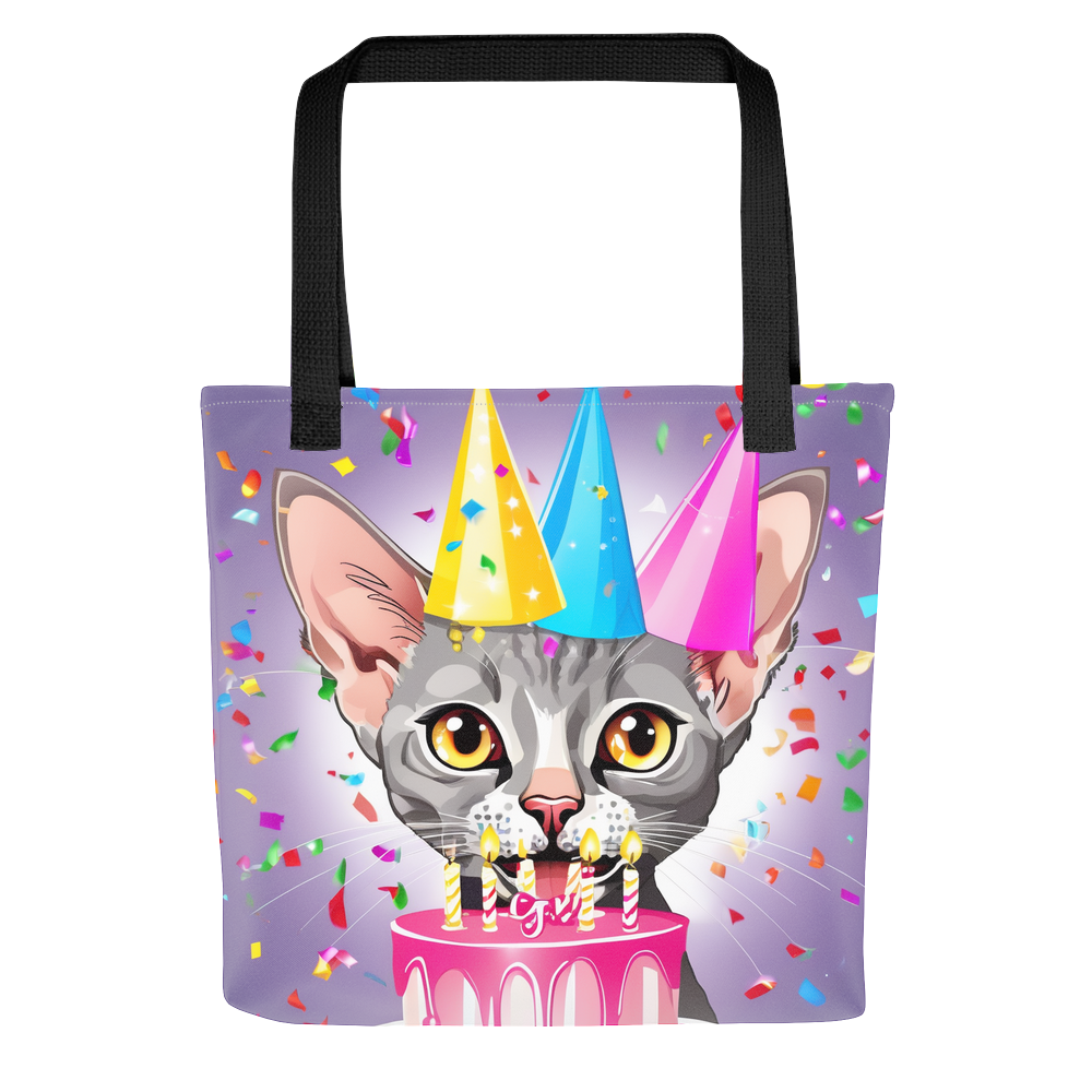 PugMug Custom Tabby Devon Rex Cat Tote