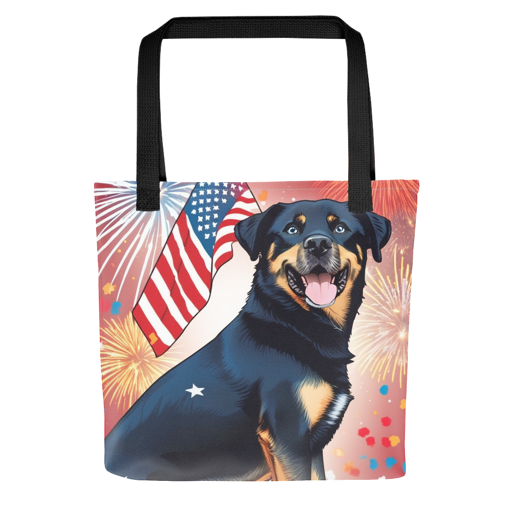 PugMug Custom Blue Tote