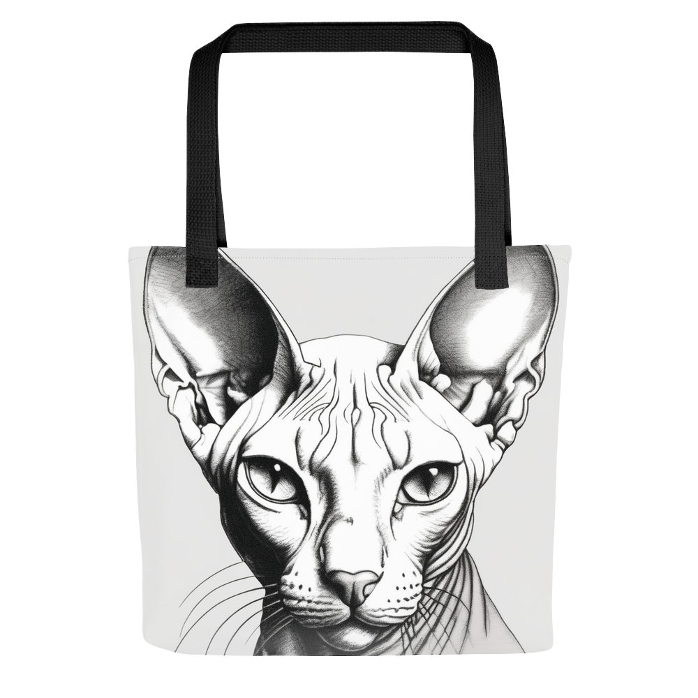 PugMug Custom White Sphynx Cat Tote