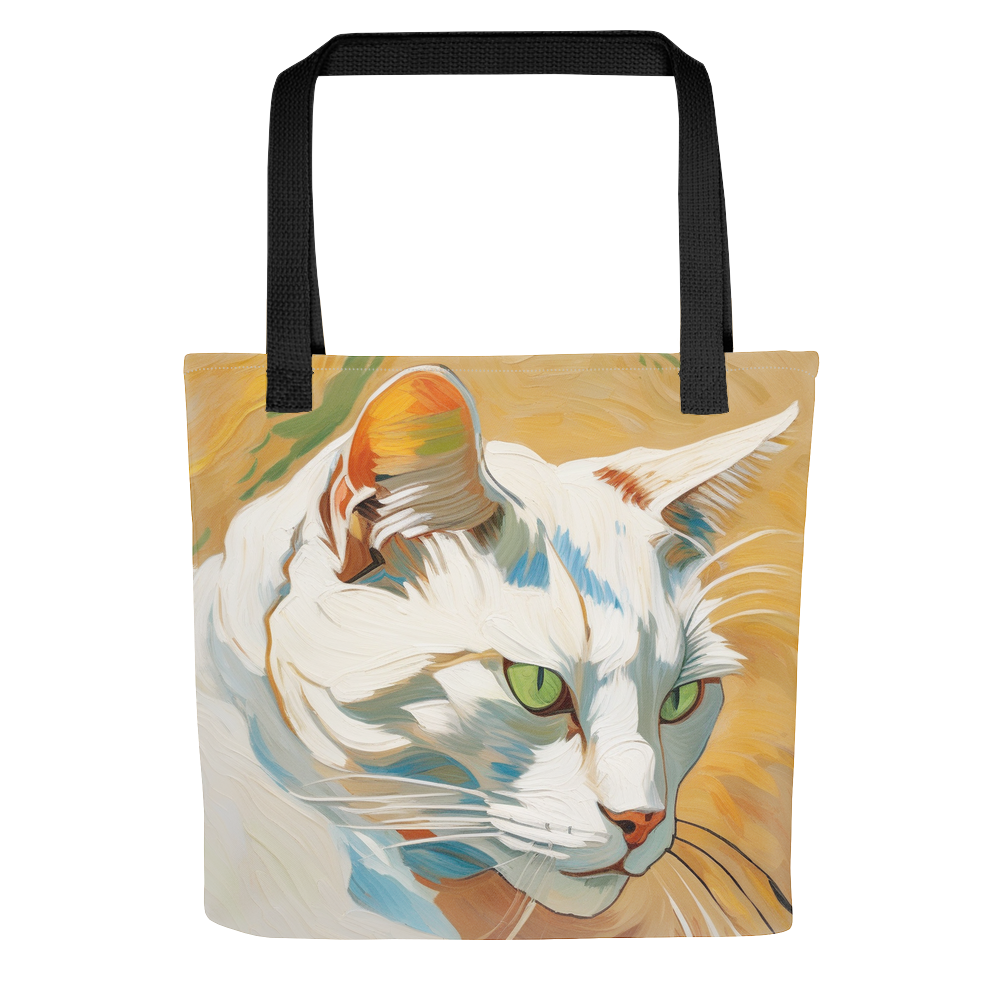 PugMug Custom White Companion Cat Tote