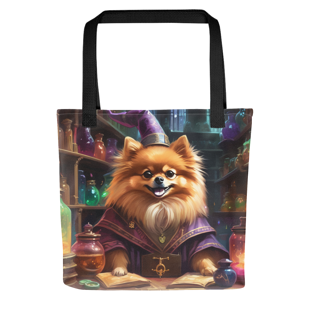 PugMug Custom Tan Pomeranian Tote