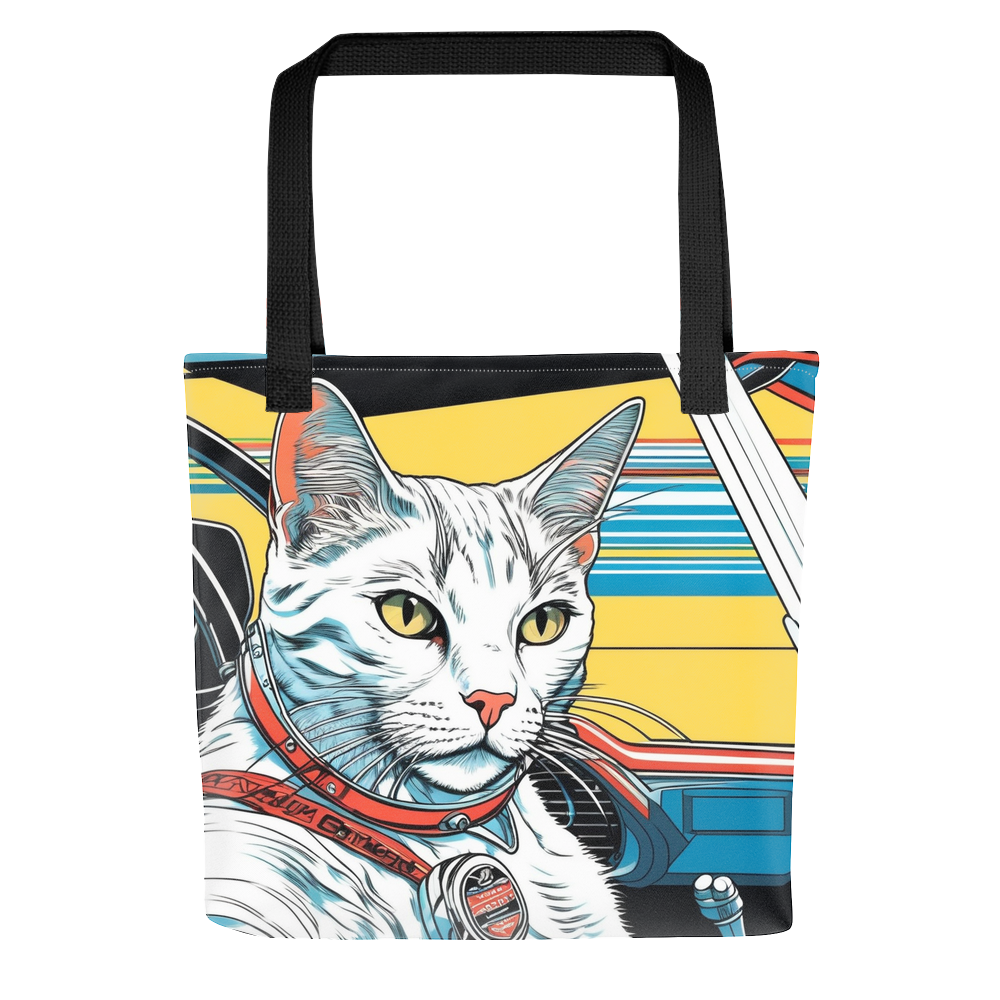 PugMug Custom White Companion Cat Tote