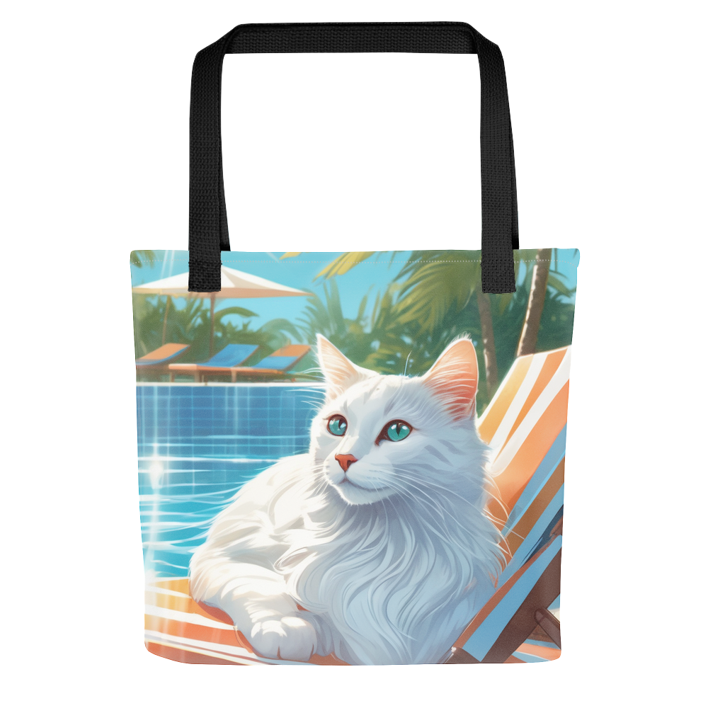 PugMug Custom White Companion Cat Tote