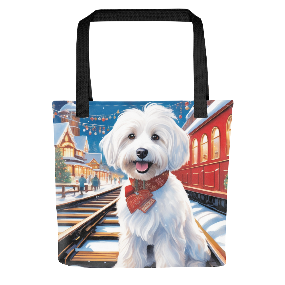 PugMug Custom White Havanese Dog Tote