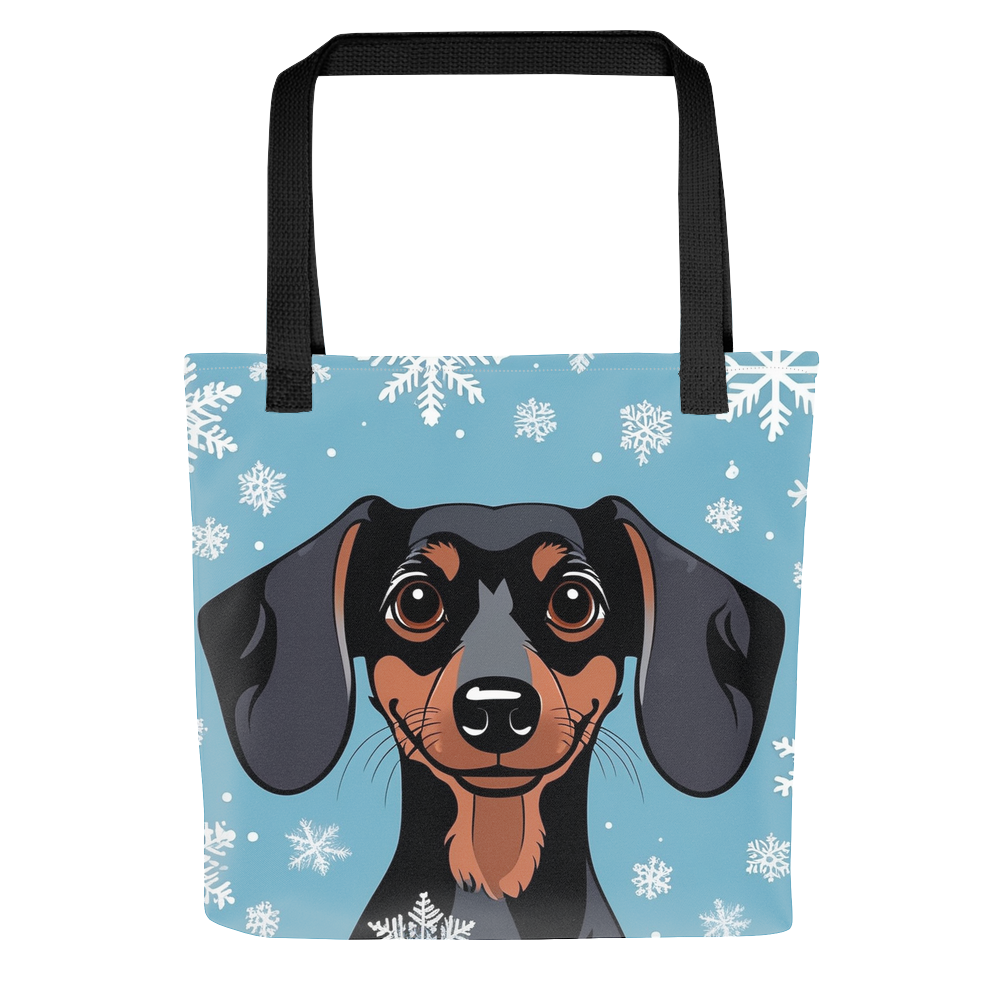 PugMug Custom Black Dachshund Tote