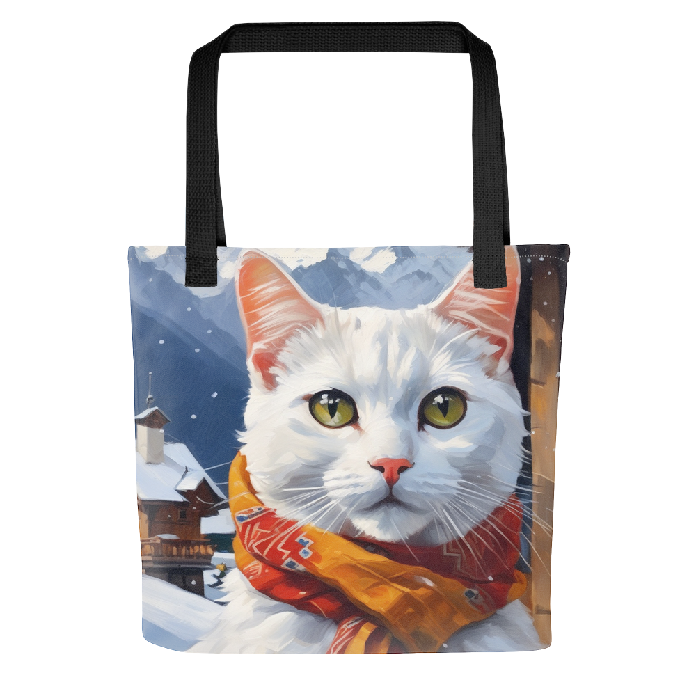 PugMug Custom White Companion Cat Tote