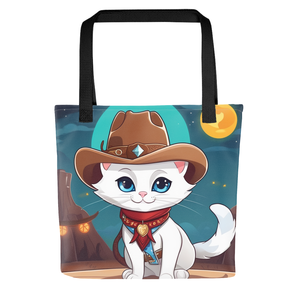 PugMug Custom White Companion Cat Tote