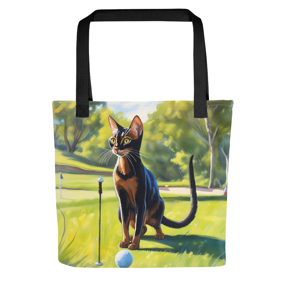PugMug Custom Black Abyssinian Cat Tote