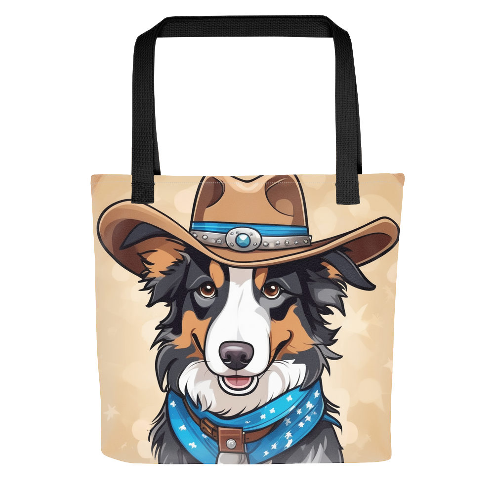 PugMug Custom Blue Merle Border Collie Tote