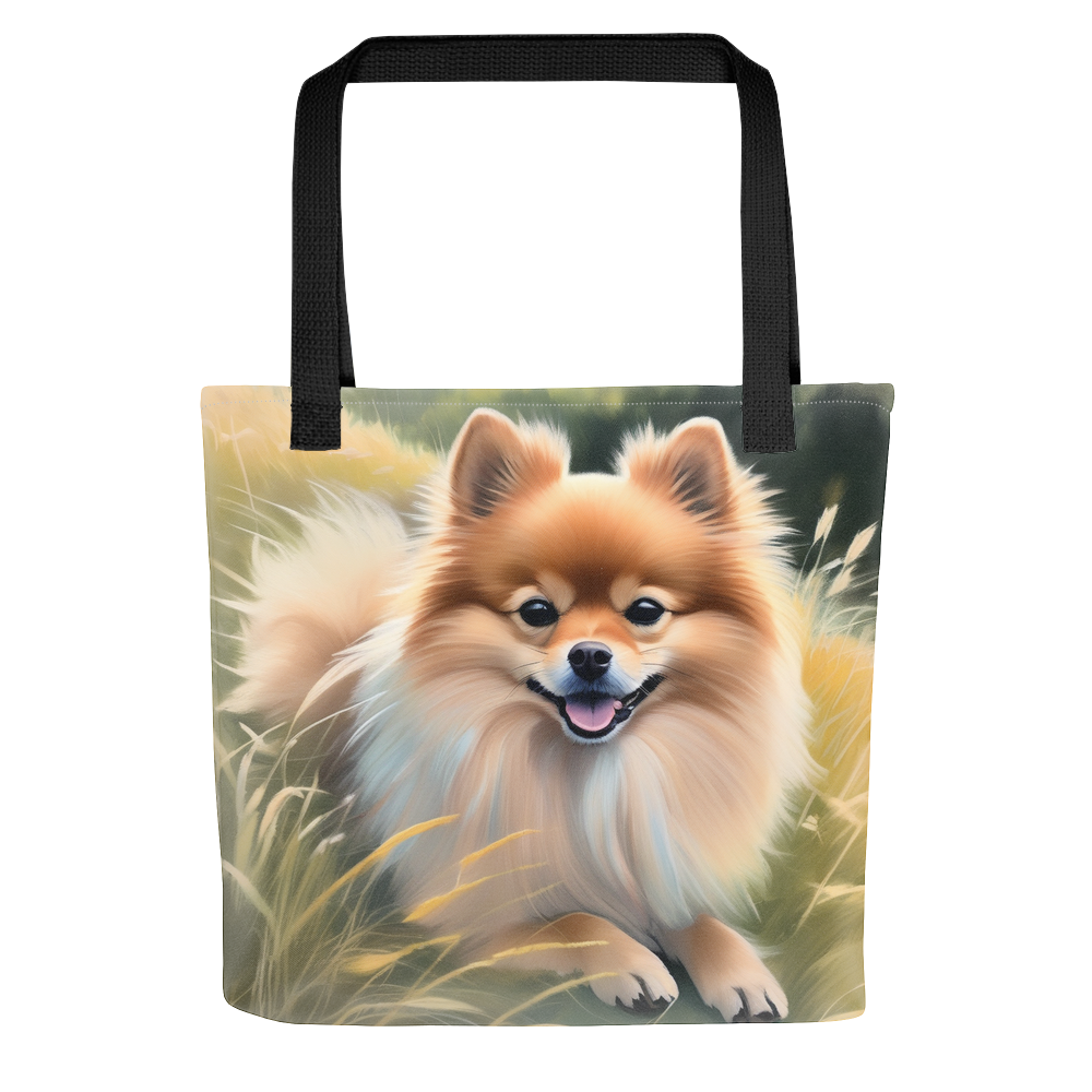 PugMug Custom Tan Pomeranian Tote