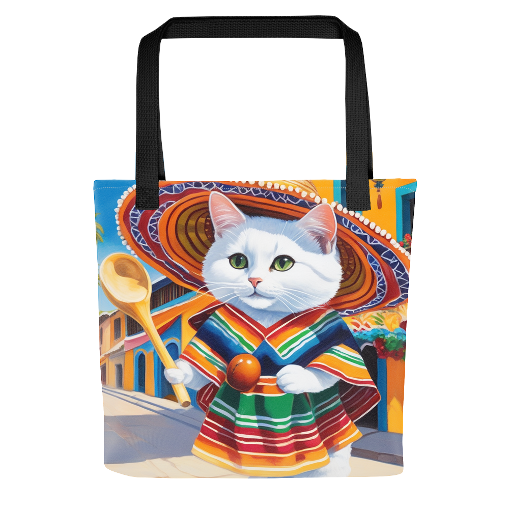 PugMug Custom White Companion Cat Tote