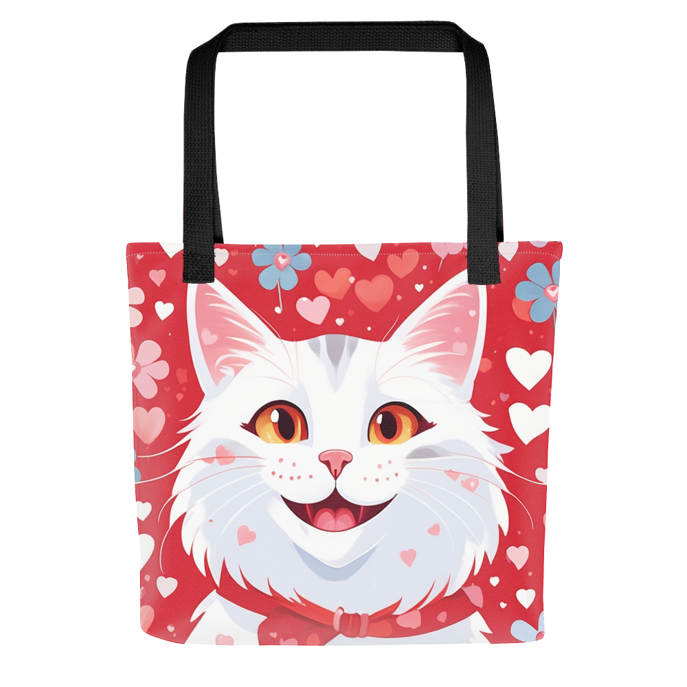 PugMug Custom White Companion Cat Tote