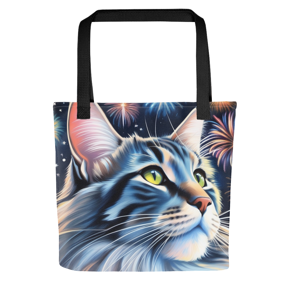 PugMug Custom Tabby Maine Coon Cat Tote