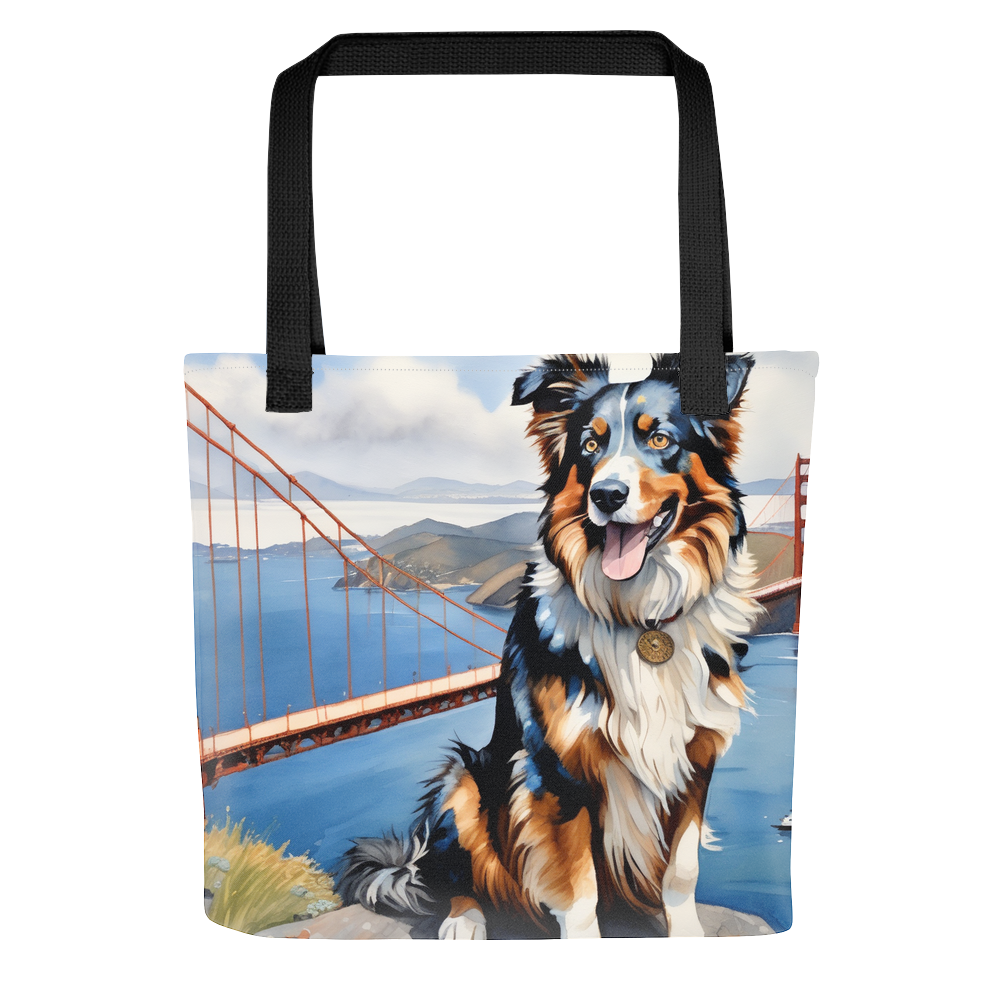 PugMug Custom Australian Shepherd Dog Tote