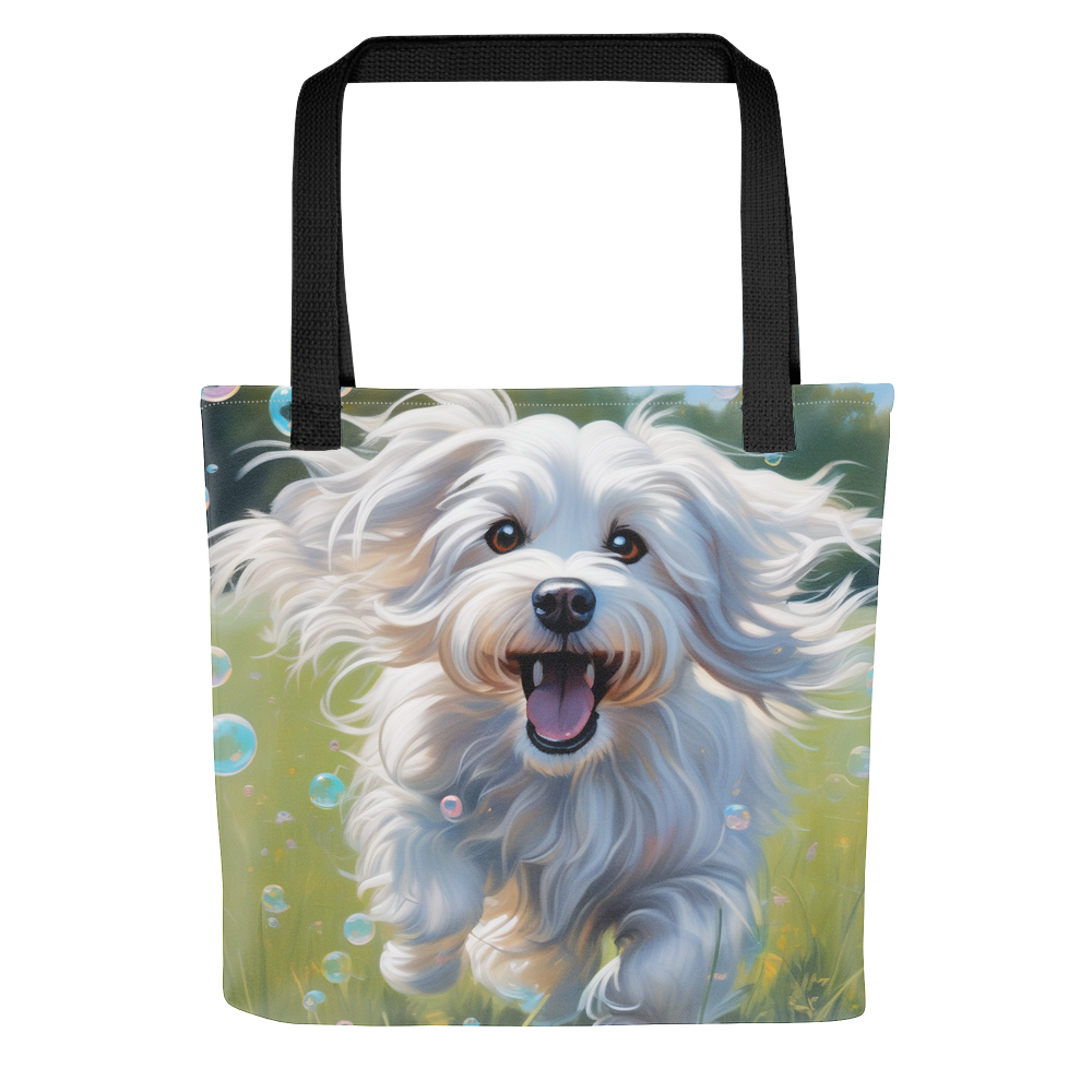 PugMug Custom White Havanese Dog Tote