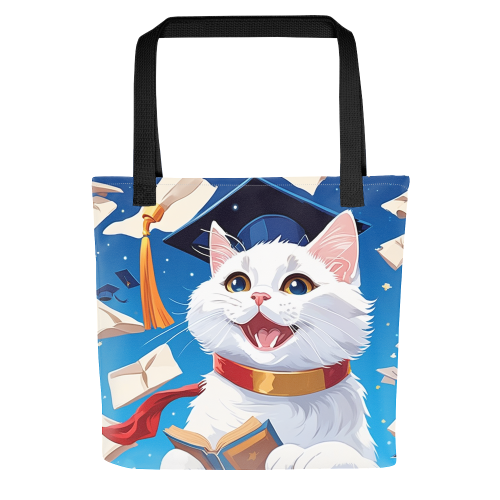 PugMug Custom White Companion Cat Tote